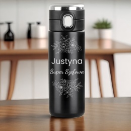 Prezent dla szefowej na święta – kubek termiczny LED