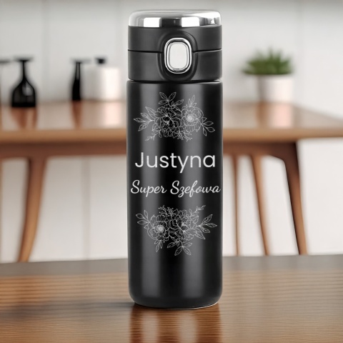 Prezent dla szefowej na święta – kubek termiczny LED