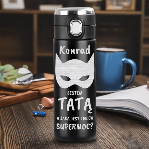 Prezent dla taty na święta – personalizowany termos