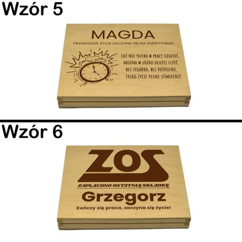 PUDEŁKO NA MERCI NA PRZEJŚCIE NA EMERYTURĘ