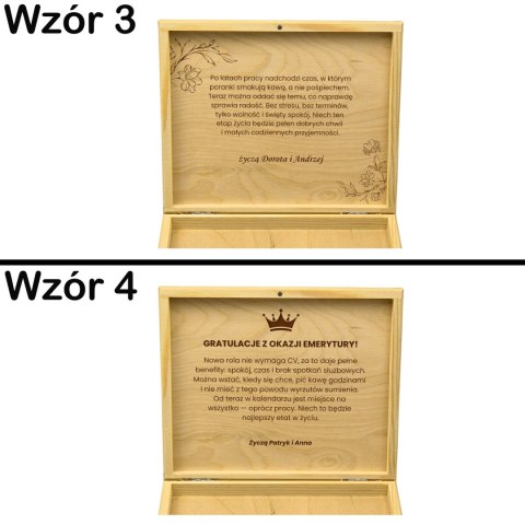 PUDEŁKO NA MERCI NA PRZEJŚCIE NA EMERYTURĘ