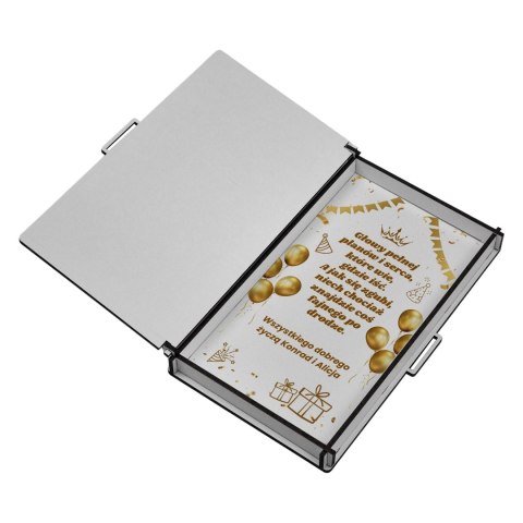 PUDEŁKO NA PIENIĄDZE BIAŁE KLASYCZNE - 18 Urodziny