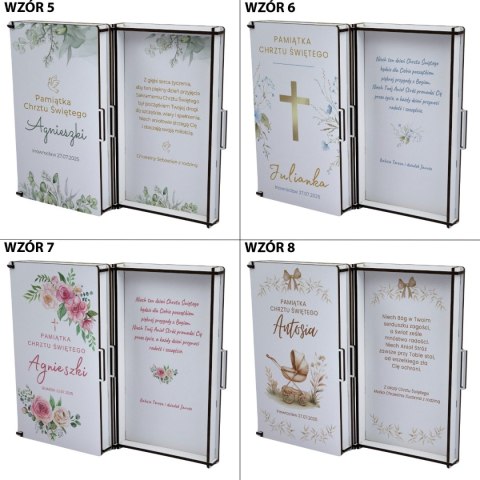 PUDEŁKO NA PIENIĄDZE BIAŁE KLASYCZNE NA CHRZEST