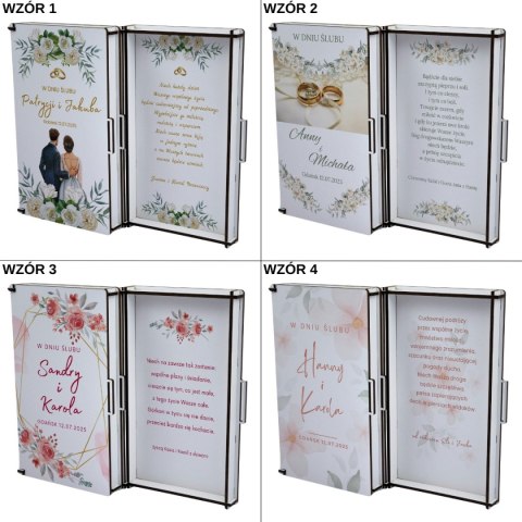 PUDEŁKO NA PIENIĄDZE BIAŁE KLASYCZNE NA ŚLUB