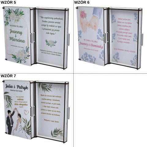 PUDEŁKO NA PIENIĄDZE BIAŁE KLASYCZNE NA ŚLUB