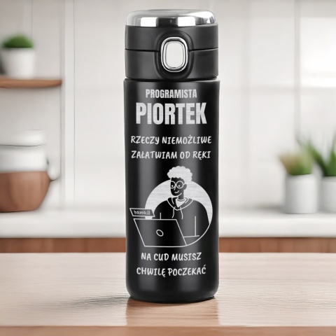Prezent dla programisty - termos LED „Rzeczy niemożliwe"