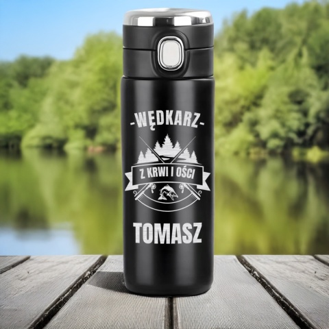 Prezent dla wędkarza - termos LED „Wędkarz z krwi i ości"