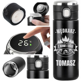 Prezent dla wędkarza - termos LED „Wędkarz z krwi i ości