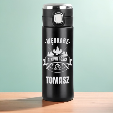 Prezent dla wędkarza - termos LED „Wędkarz z krwi i ości"
