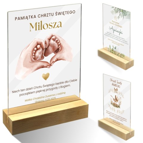 STATUETKA PLEXI NA CHRZEST