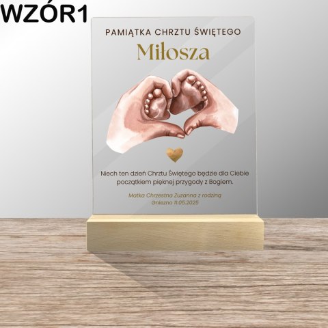 STATUETKA PLEXI NA CHRZEST