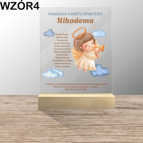 STATUETKA PLEXI NA CHRZEST