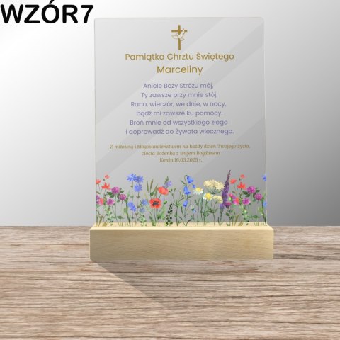 STATUETKA PLEXI NA CHRZEST