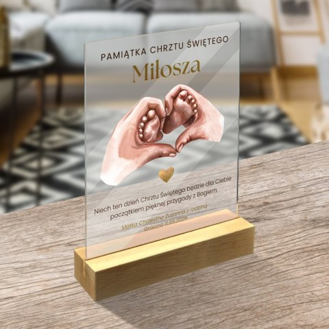 STATUETKA PLEXI NA CHRZEST