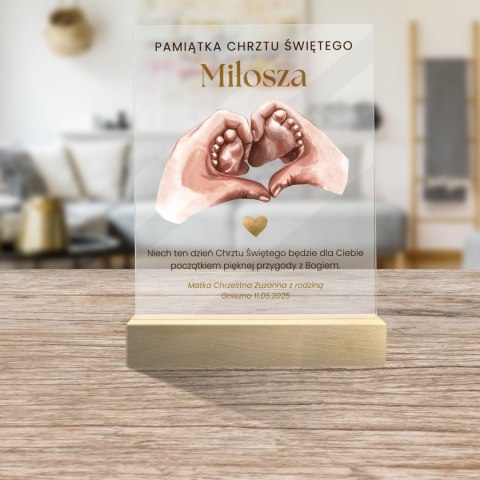 STATUETKA PLEXI NA CHRZEST