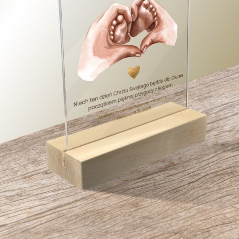 STATUETKA PLEXI NA CHRZEST