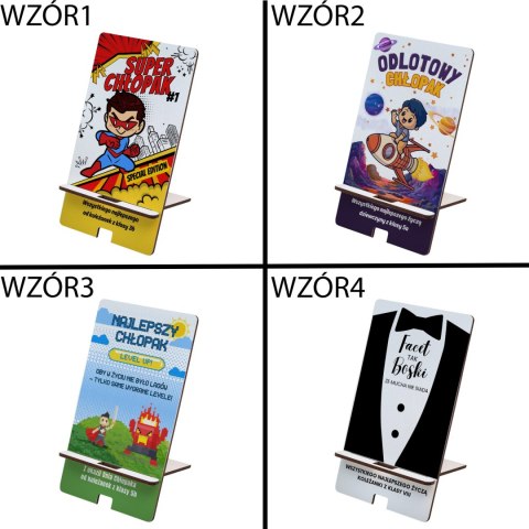 STOJAK NA TELEFON NA DZIEŃ CHŁOPAKA