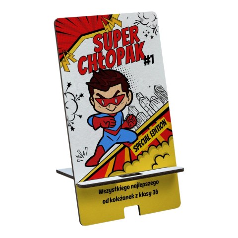 STOJAK NA TELEFON NA DZIEŃ CHŁOPAKA