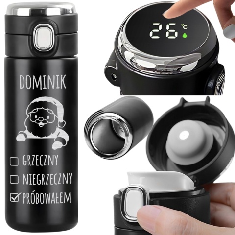 Śmieszny prezent na święta dla niego - termos z grawerem