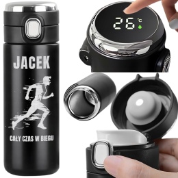 Termos kubek termiczny LED – prezent dla sportowca biegacza