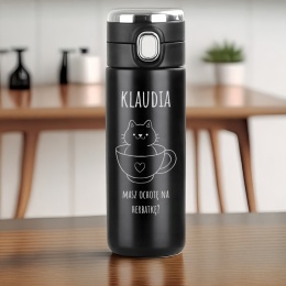 Termos kubek termiczny – prezent dla kociary