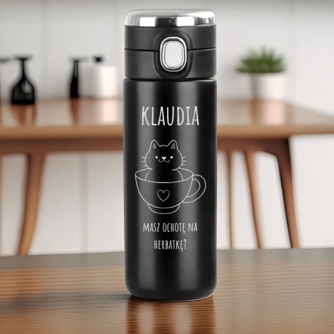 Termos kubek termiczny – prezent dla kociary