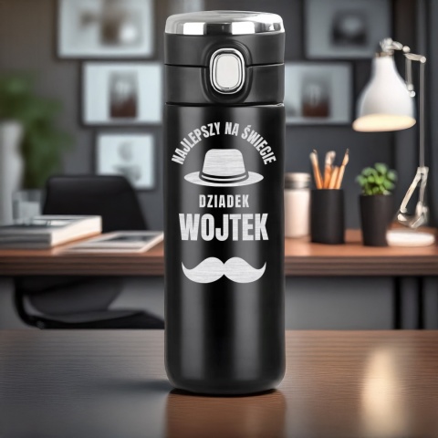 Termos LED z grawerem – prezent dla dziadka