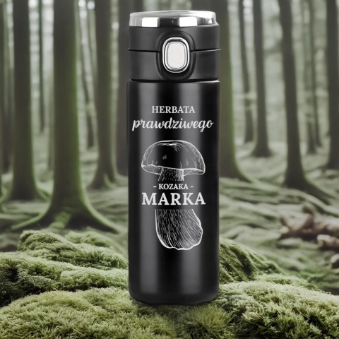 Termos LED - prezent dla grzybiarza „Herbata prawdziwego kozaka"