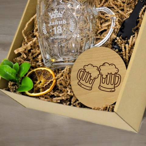 ZESTAW Z KUFLEM NA 18 URODZINY