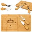 Bambusowa deska do serów – elegancki prezent dla męża
