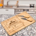 Bambusowa deska do serów – elegancki prezent dla męża