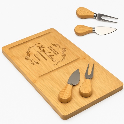 Bambusowa deska do serów – wyjątkowy prezent dla kobiety z klasą
