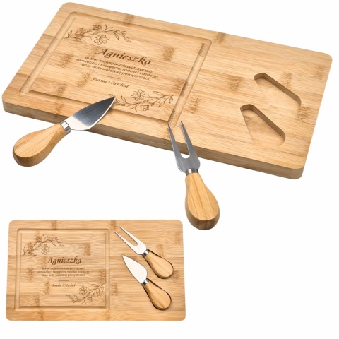 Bambusowa deska do serów – wyjątkowy prezent dla kobiety