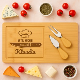 Bambusowa deska do serowania – idealny prezent dla kucharza