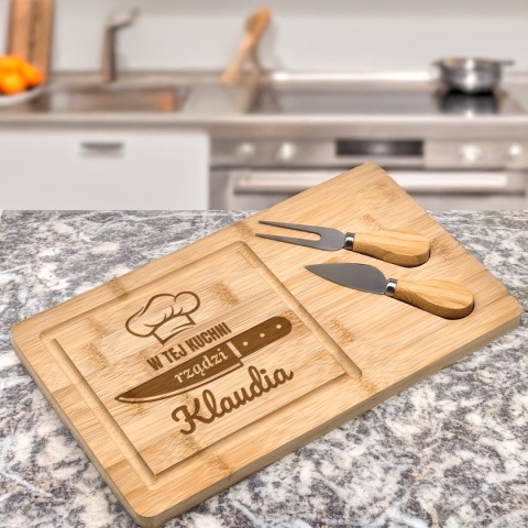 Bambusowa deska do serowania – idealny prezent dla kucharza