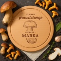 Bukowa deska grzybiarza – dla prawdziwego kuchennego kozaka