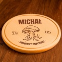 Deska bukowa z grawerem – idealny prezent dla urodzonego grzybiarza