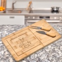 Deska do serów z grawerem - elegancki prezent dla kucharza