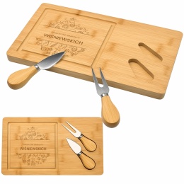 DESKA DO SERÓW Z GRAWEREM - ŚWIĄTECZNY PREZENT POD CHOINKĘ