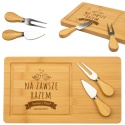 Deska do serów z grawerem – symboliczny prezent dla żony