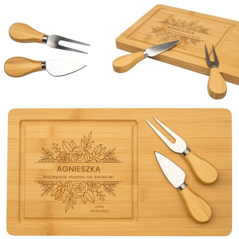 Deska do serów z grawerem – wyjątkowy prezent dla mamy
