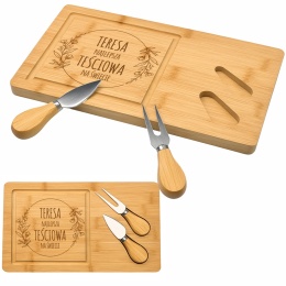 Deska do serów z grawerem - wyjątkowy prezent dla teściowej