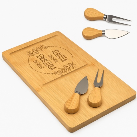 Deska do serów z personalizacją - prezent dla szwagierki