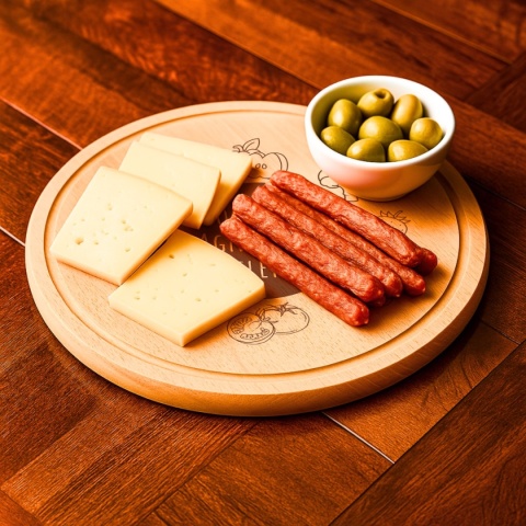 Drewniana deska bukowa z grawerem - prezent dla ogrodniczki