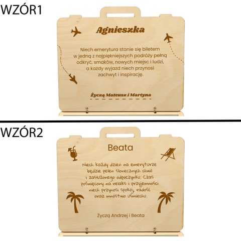 KARTKA MAPA ŚWIATA NA EMERYTURĘ