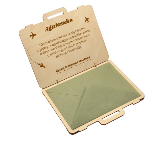 KARTKA MAPA ŚWIATA NA EMERYTURĘ