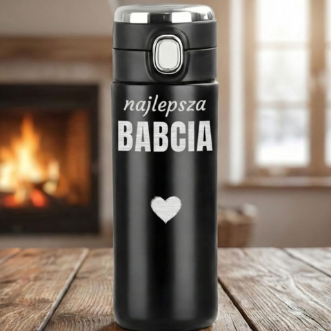 Kubek termiczny/termos LED - upominek dla babci