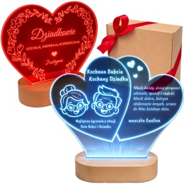 LAMPKA GRAWEROWANA NA DZIEŃ BABCI I DZIADKA