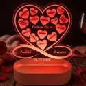 Walentynkowa lampka z personalizacją - prezent na walentynki dla niej i dla niego