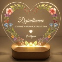 LAMPKA LED Z NADRUKIEM NA SZKLE DLA BABCI I DZIADKA